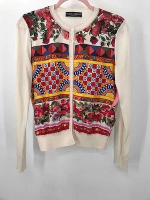Pre-Owned Dolce & Gabbana Ivory Size 40 Cardigan Sweater - Изображение 1 из 3