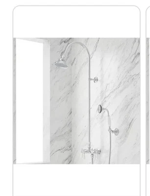 签名五金淋浴套装拉丝镍带手淋浴 HL-39-BN-U 500 美元 — 第 1/4 张图片