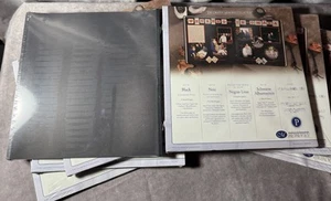 7 Creative Memories BLACK Refill Pages 12 X 12 Old Style Actual 12x11.5 yr2004 - Picture 1 of 9