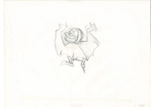 Great Mouse Detective Fidget Walt Disney Production Animation Zeichnung 1986 A145 - Bild 1 von 1