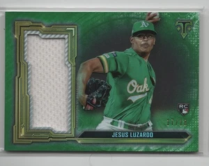 Jesus Luzardo Rookie Patch /18 #SJR-JLU 2020 Triple Threads Jumbo Relic Green - Bild 1 von 1