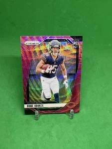 2024 Prizm Rome Odunze RC Pink Wave Rookie #385 Bears - Bild 1 von 2