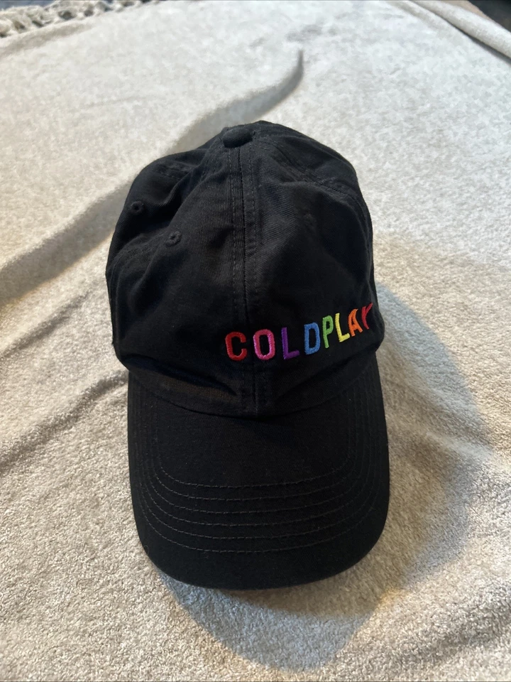 Coldplay Music Of The Spheres Tour Strap Back Cap/Hat Cotton Black & Multi - Image 1 of 4