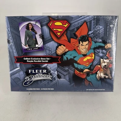 2025 Upper Deck Fleer Brilliants DC Superman 70 Ct. Mega Box | Factory Sealed - Image 1 of 4