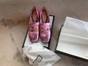 Gucci Pumps,39, pink Metallic, 2 X getragen,somit neuwertig - Bild 1 von 7