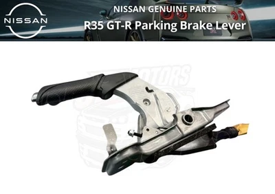 NISSAN Genuine R35 GT-R Parking Brake Lever Emergency Brake JF00A JDM Japan - Image 1 of 4