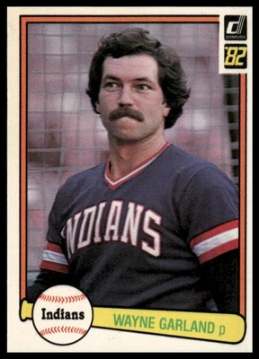 1982 Donruss #489 Wayne Garland Cleveland Indians - Image 1 of 2