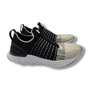 Nike React Phantom Run Flyknit 2 Tenis Mujer 9.5 Negro CJ0280-001 - Imagen 1 de 9