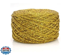 Esuikelut Metallic Glitzer Garn zum Häkeln und Stricken, fein 2 leicht - Bild 1 von 5