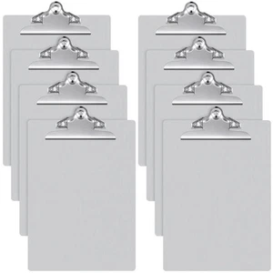 8Pcs Metal Clipboard Heavy Duty Aluminum Clipboards 12x 9Inch Metal Clip Board w - Picture 1 of 7
