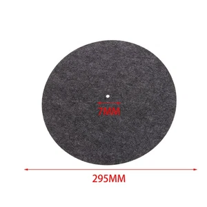 Alfombrilla giratoria de fieltro de 1 pieza alfombrilla deslizante alfombrilla giratoria gruesa para audiófilos - Imagen 1 de 18