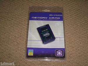 NINTENDO GAMECUBE & WII MEMORY CARD 4 MB 4MB Clear Purple BRAND NEW - Picture 1 of 1