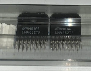 1 pc Natl Semi LM4652TF 170W Class-D Audio Power Amp IC TO-220-15 USA Stock RARE - Picture 1 of 1