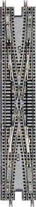 Rokuhan Z Gauge R078 Electric Double Track Double Crossing Point Brown - Picture 1 of 2