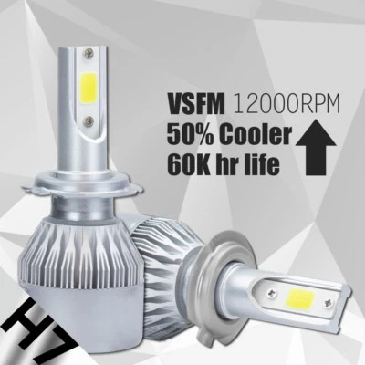 XENTEC LED HID 车头灯转换套件 H7 6000K 适用于起亚 Spectra 2000 - 2004 — 第 1/4 张图片