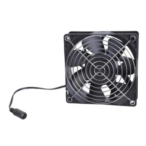 12cm 12V 2.7A Exhaust Fan 6000RPM with Metal Guard for Bathrooms Safety Cooling - Afbeelding 1 van 8