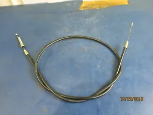 BLACK CLUTCH CABLE STOCK LENGTH 51" HARLEY SHOVELHEAD 1968-1983 38618-68 - Foto 1 di 4