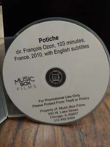 Potiche 🏆 Trophy Wife 🏆 RARE Promo DVD Catherine Deneuve Gérard Depardieu - Imagen 1 de 2