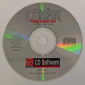 Conan the Cimmerian 1991 PC CD-Rom Action & Adventure Disc - Picture 1 of 3