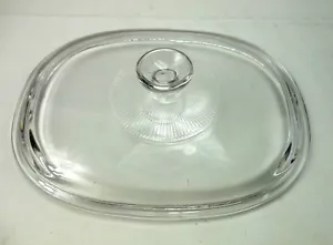 Pyrex ovaler Deckel 10 3/4" klar Ersatzglasdeckel 29 DC1.5.C A - Bild 1 von 7