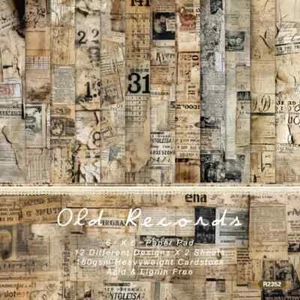 Artículos de periódico vintage retazos álbum de recortes tarjeta diario papel artesanal - Imagen 1 de 4