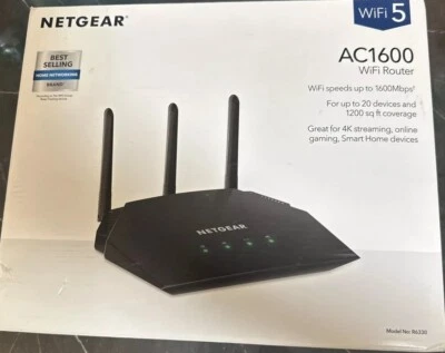NETGEAR WiFi Router R6330 - AC1600 Dual Band, 1600 Mbps - - Image 1 of 2