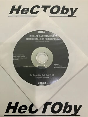 Dell 0YR450 Driver & Utility Reinstall DVD Disc for Vostro 200 NEW SEALED - Image 1 of 3
