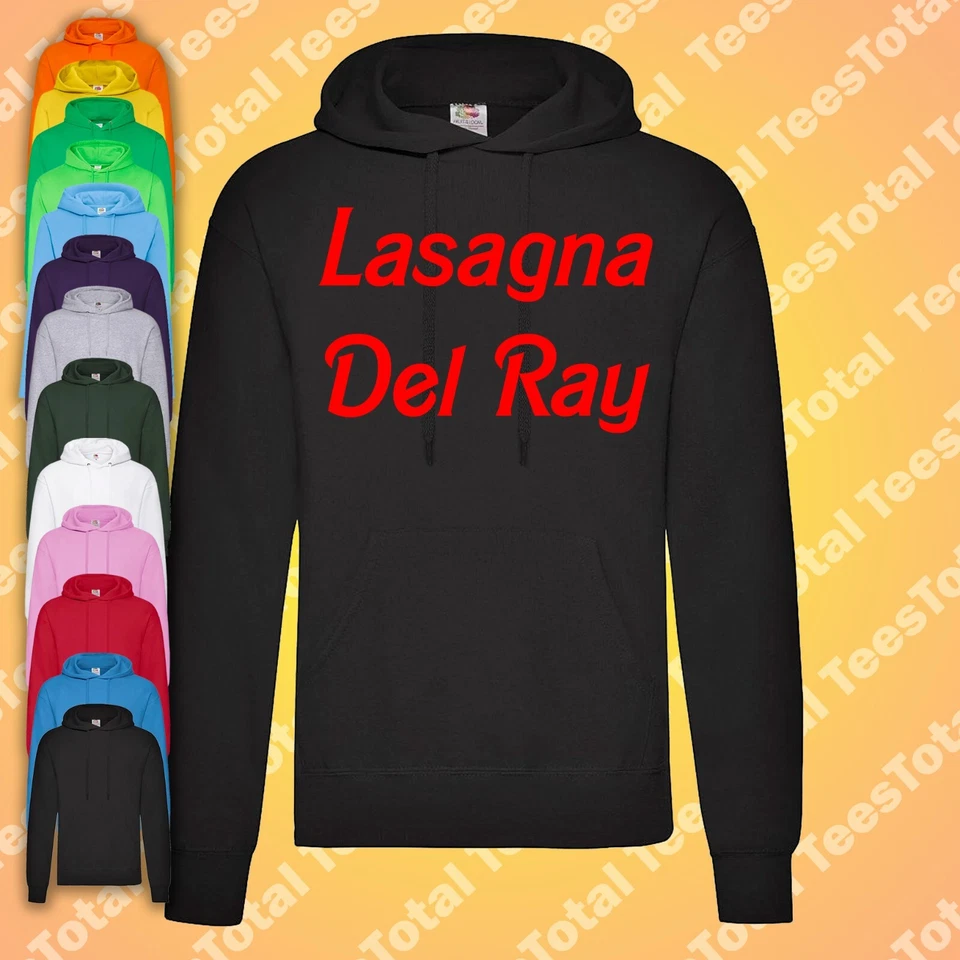 Lasagna Del Rey Hoodie | Funny | Music - Image 1 of 1