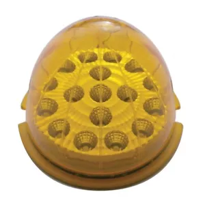 17 LED Dual Function Reflector Cab Light - Amber LED/Amber Lens - Picture 1 of 5