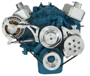 Sistema de dirección asistida y alternador de bloque pequeño Chrysler (318, 340 y 360) - Imagen 1 de 7