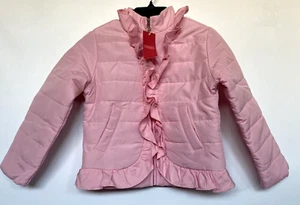 Gymboree 2007 Girl's Ruffle Jacket Fall Spring Pink Size S/5-6/ NWT - Picture 1 of 3