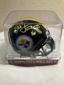 Riddell Mini Helmet Signed Auto JACK LAMBERT Pittsburgh Steelers JSA COA - Picture 1 of 3