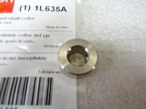 Collar de eje DAYTON SS, juego de collar de tornillo estilo, diámetro de diámetro de 7/16", 1L635, (RG)  - Imagen 1 de 6