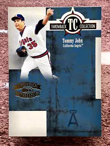 2005 Donruss Throwback Threads Throwback Collection Tommy John #TC-71 - Picture 1 of 2