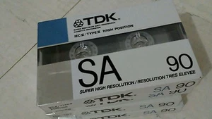 TDK SA- 90 Audio Cassette Tape - Picture 1 of 2