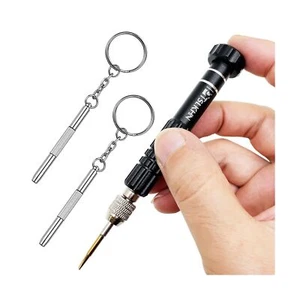 PTSLKHN Eyeglass Screwdriver, 5-in-1 Multifunctional Small Screwdriver, S2 St... - Picture 1 of 7