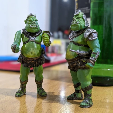 2x GAMORREAN GUARDS for 3.75 IN Figure DIORAMA (Painted) Cover