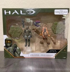 Halo Infinite 4" UNSC Marine and Grunt Conscript Actionfigur Neu in Box SEALED - Bild 1 von 1