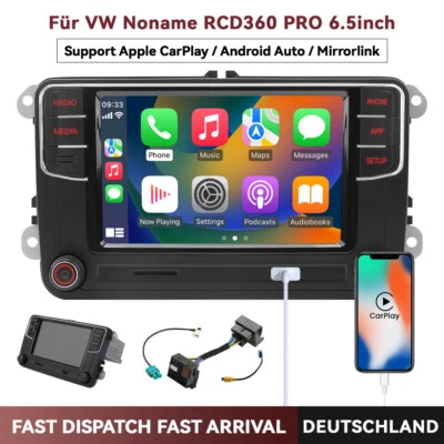 NONAME RCD330 RCD360 PRO 187B Android Auto Carplay Autoradio Für VW Golf Tiguan - Bild 1 von 4