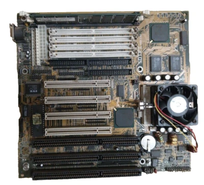 Zida 5DTX II ver.2.03 Socket 7 motherboard + Intel Pentium 166 + 64Mb SD RAM - Image 1 of 4