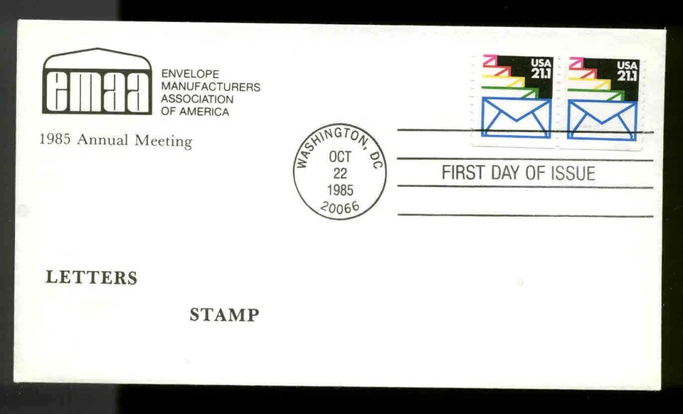 U.S. FDC #2150 Envelope Manufacturers  Assoc. of America Cachet Washington, DC  - Image 1 of 1