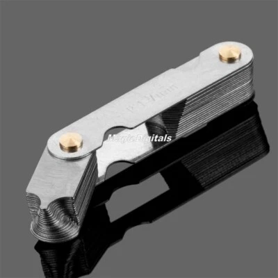 Hot 1pc R 1 - 7mm Radius Fillet Gauge Gage External Internal Measurement Tool