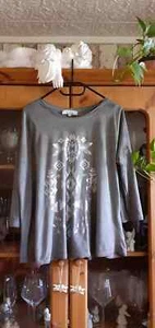 Damen Shirt von Clockhouse in Grau Gr.L (2772) - Bild 1 von 2