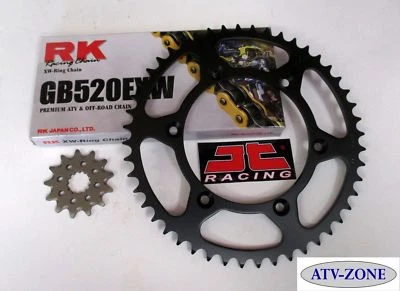 RK Gold Chain and JT Sprocket Kit Honda CRF 250F 2004-2009 - Image 1 of 2