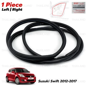 Front Lh/Rh Opening Door Rubber Weatherstrip Seal For Suzuki Swift 2012 2017 - Picture 1 of 10