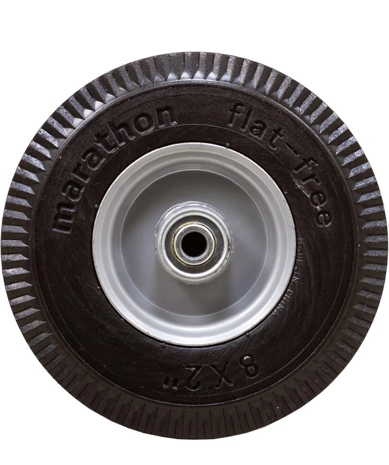 Marathon Flat Wheel Polyurethane 150 LB Gray - 33102