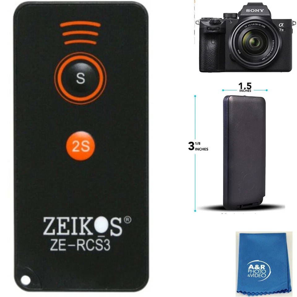 Wireless Remote Control F5 For Sony A900 A850 A700 A580 A560 A550 A500 A390 A230 - Image 1 of 3