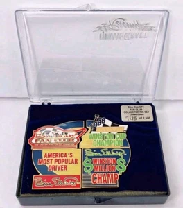 1988 Bill Elliott Limited Edition Fan Club Collector Pin Set WinCraft 2500 Made - Picture 1 of 4