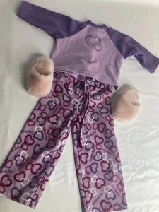 My Twinn Doll Girl Outfit pajama set slippers for the 23" Doll - Picture 1 of 1