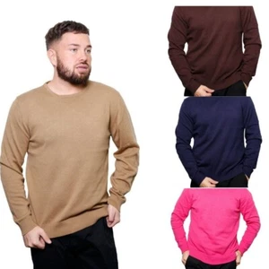 Men Long sleeve Crew Neck cotton sweatshirt Pullover Slim Fit Top Cardigan(8902) - Picture 1 of 20
